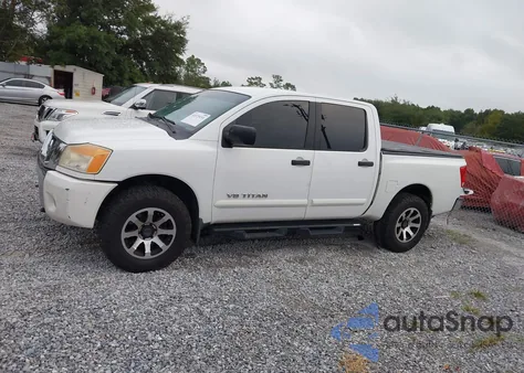 2012 Nissan Titan Sv из США, поврежденный, VIN 1N6BA0EC2CN330655